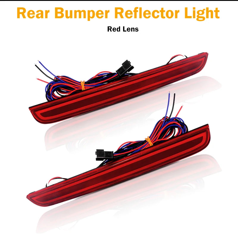 For 2015-up Dodge Challenger Amber Red Front Rear Side Marker