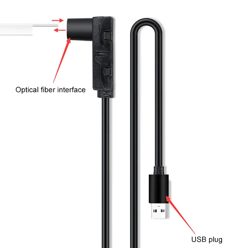 Interior Atmosphere Lighting USB RGB Flexible Optical Fiber