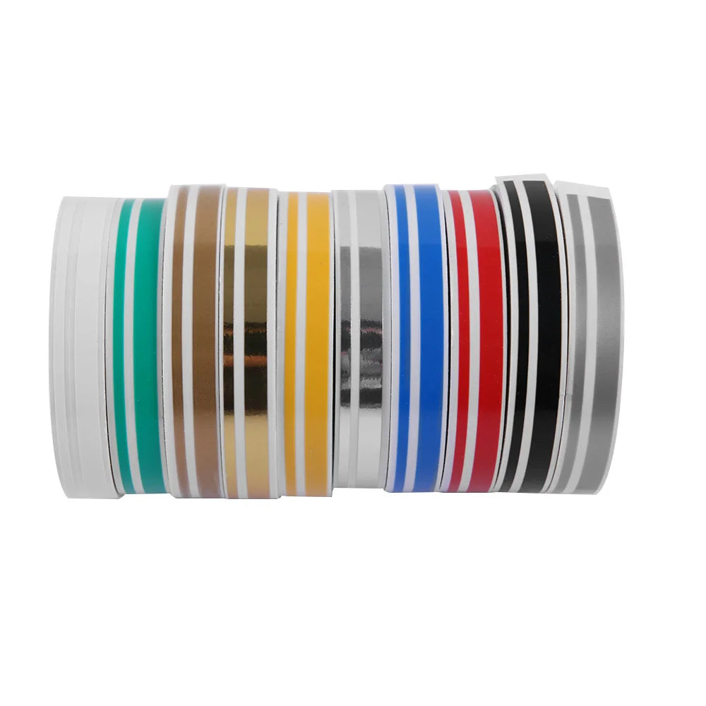 Roll Solid Color Body Decal Vinyl Sticker Striping Double
