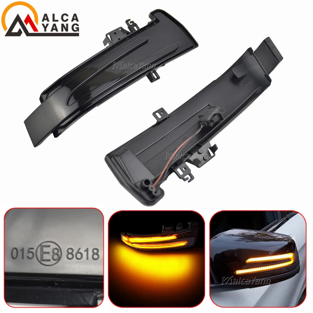 For Mercedes Benz W204 Cla A Puddle Dynamic Rear Mirror Turn