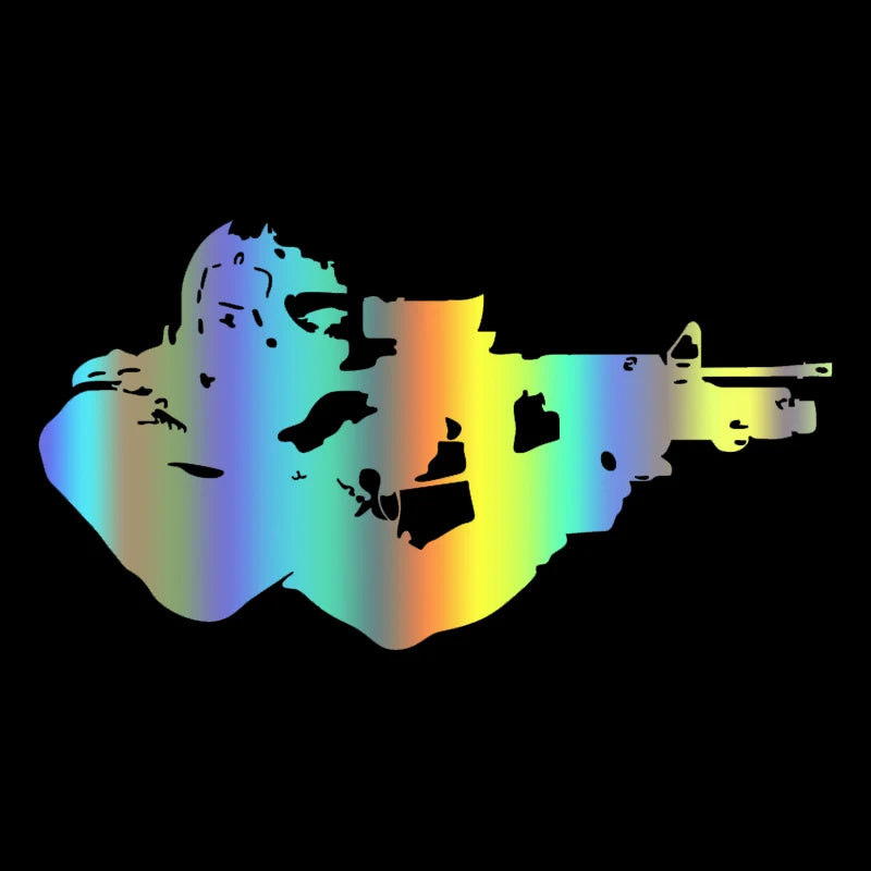 CK21310 Various Sizes die-cut Vinyl Decal Army Navy Soldier