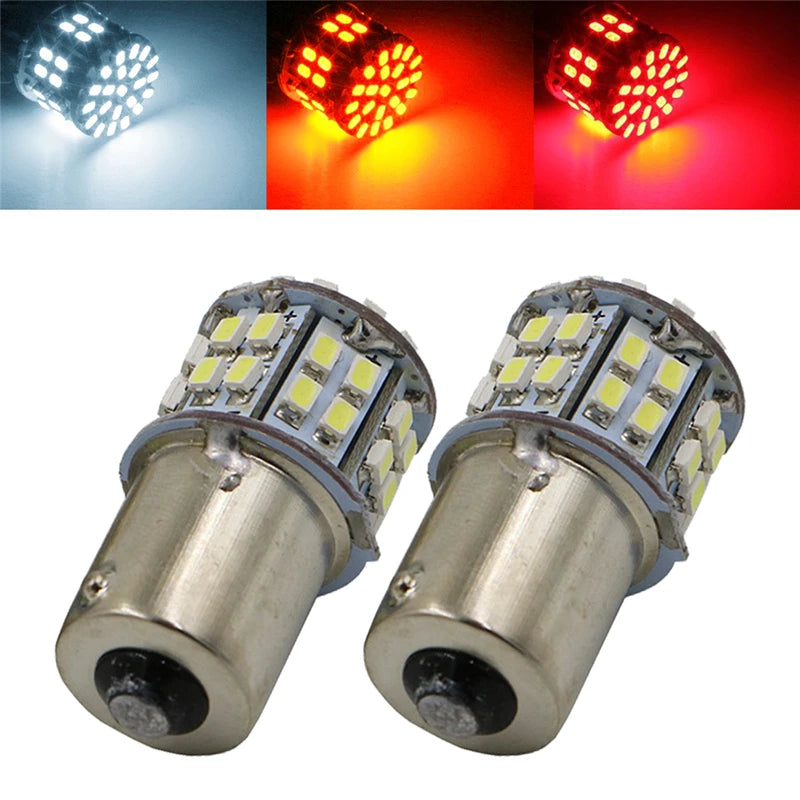 10PCS ba15s P21W S25 1156 Smd 1206 Dc 12V