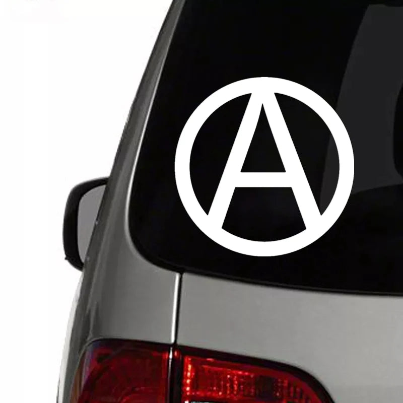 30457 Various Sizes Sticker Sign Anarchy Decal Waterproof