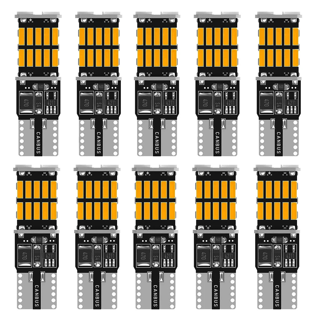 For Ford Focus 2 3 Fiesta 10X T10 W5W Canbus Bulb MK2 MK3 Mondeo