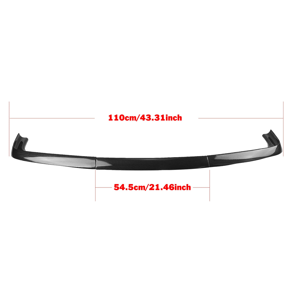 For 1991-1999 BMW E36 M3 4-Door Front Spoiler Lip Bumper Carbon