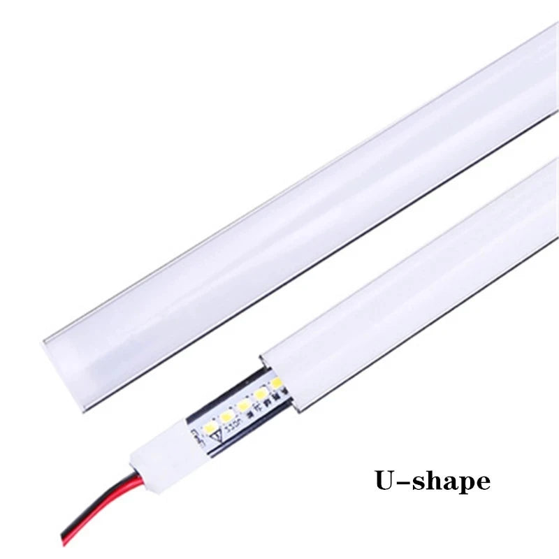 Aluminum Rigid Bar dc12v 50CM Inch U v-shape 5730