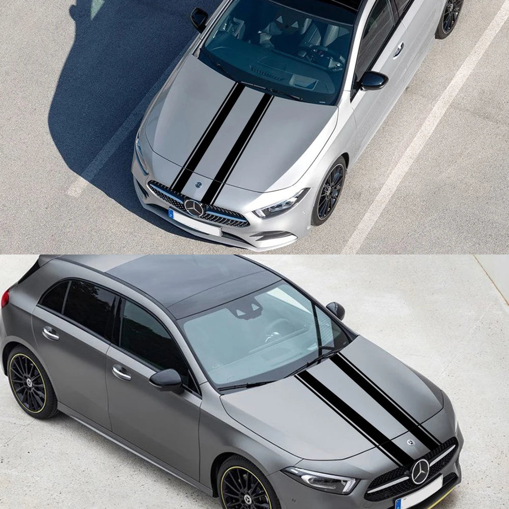 For Mercedes Benz A Gla Glc Hood Cover Sticker Cla Amg W176 C117
