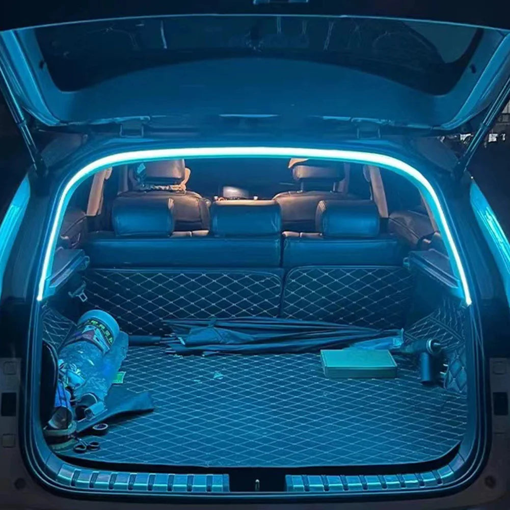 For Sedan Trunk Strip No Drilling Automatic Tail Box Ambient