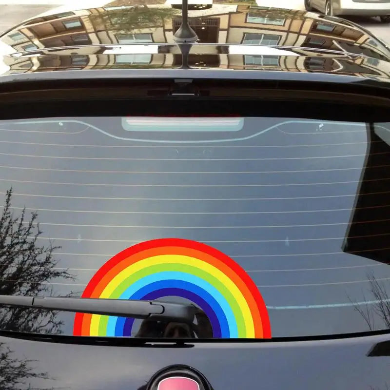 Rainbow Stickers weather-resistant Decals Waterproof Rear