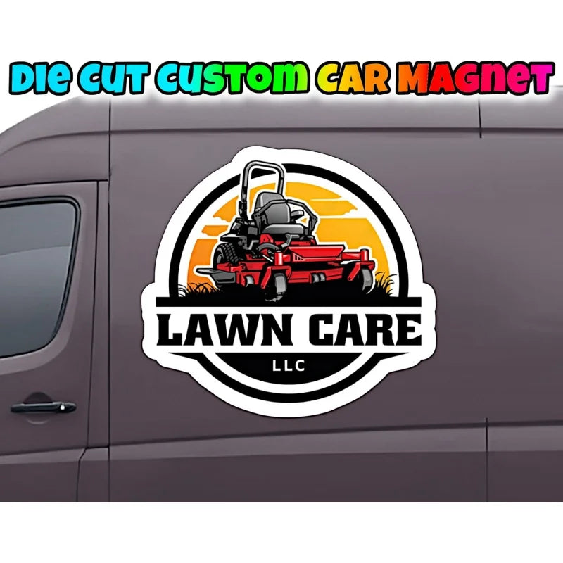 Custom Magnet Logo Truck Body Stickers Magnetic Personalized