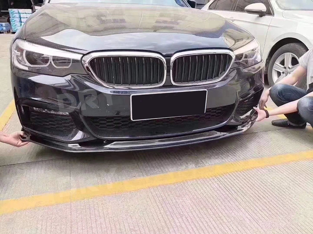 For BMW G30 G31 G38 520I Carbon Fiber Front Bumper Lip Splitter