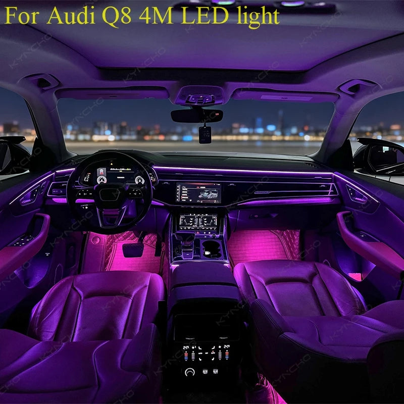 For Audi Q8 Ambient Lighting Models Colors Suitable From 2018