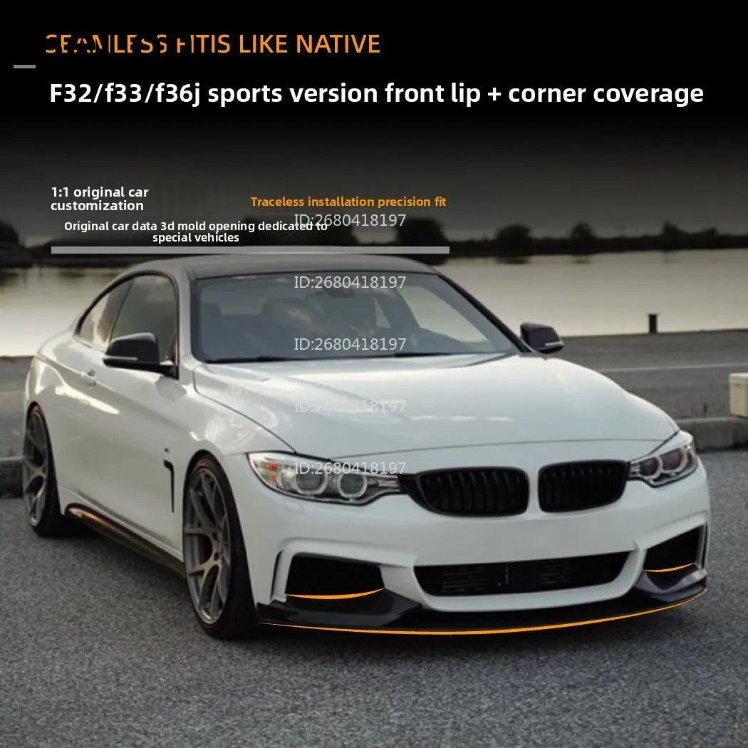 For BMW 4 Series BMW F33 F32 14-20 Front Lip Shovel Wrap Corner