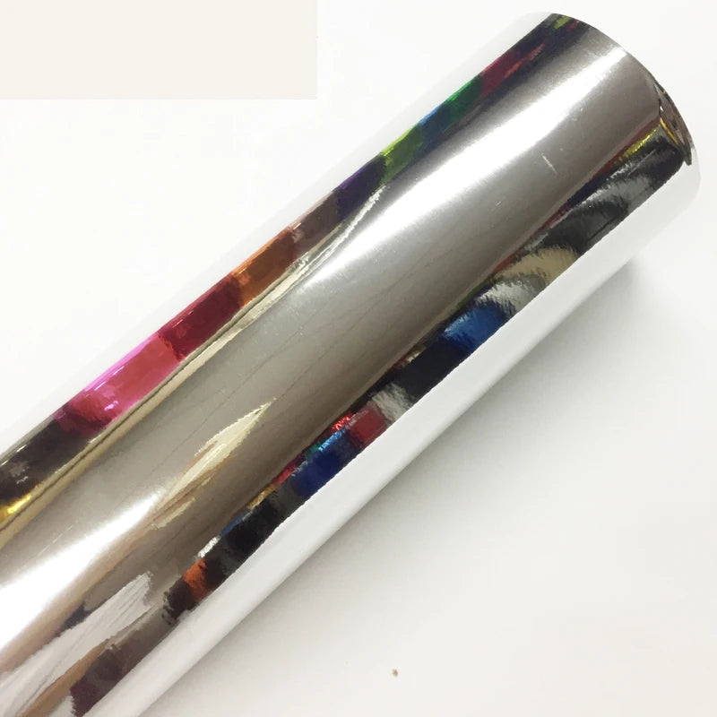 Premium Stretchable Mirror Silver Chrome Flexible Vinyl Wrap