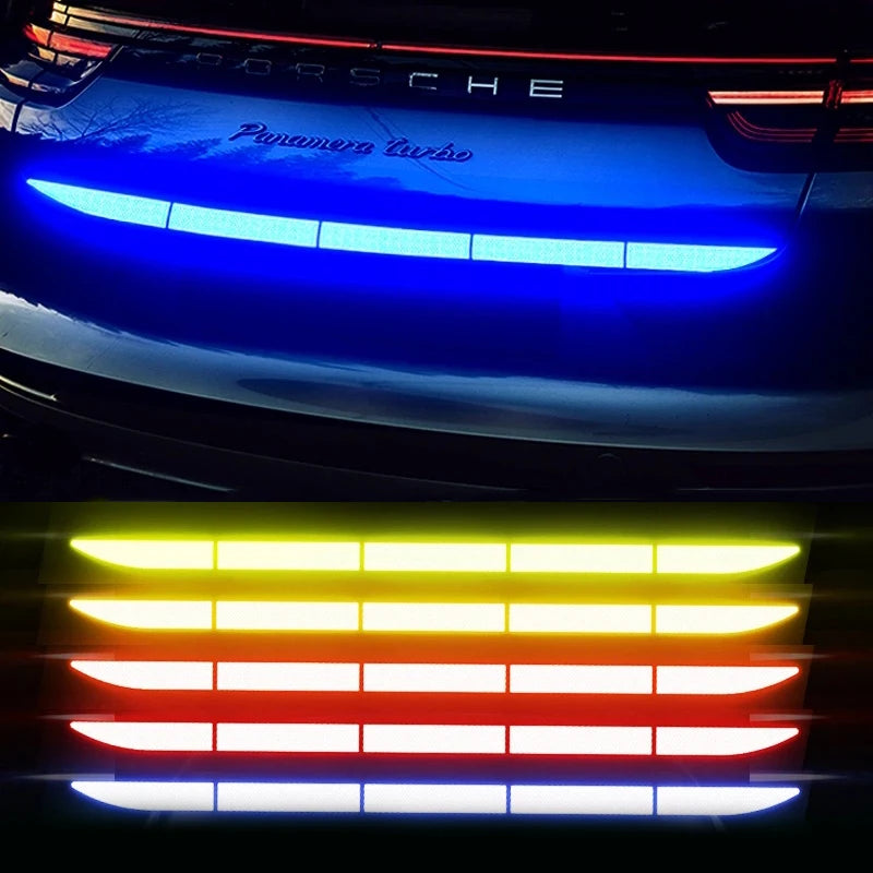 For Automobile Trunk Exterior Accessories Sticker Reflective