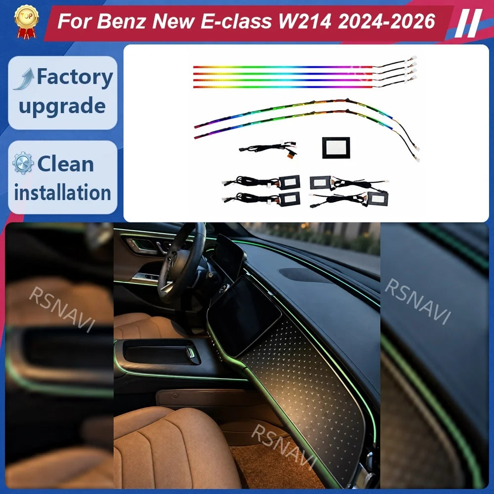 For Mercedes-Benz E-Class W214 2024-2026 Interior Active Ambient