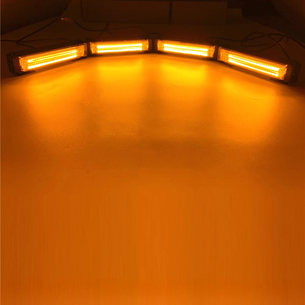 Cob Front Grille Emergency Strobe Head 80W Amber Flashing