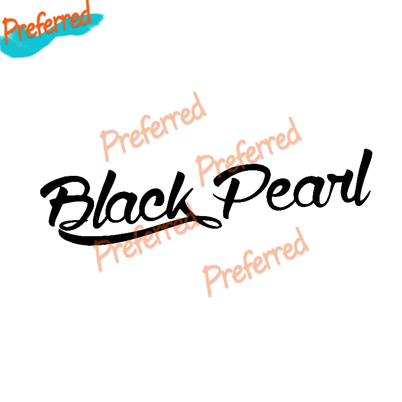 1X Black Pearl Klein Spiegel Aufkleber Sticker Tuning Jdm