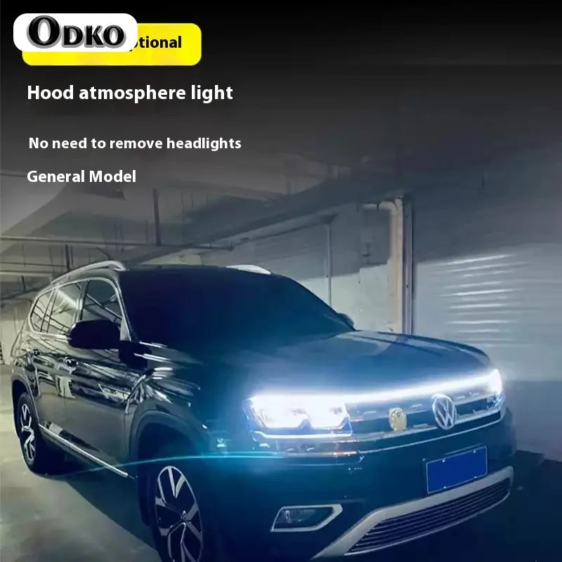For Audi Q2 Q3 Q5 Q7 Drl Strip Hood A1 A3 A4 A5 A6 A7
