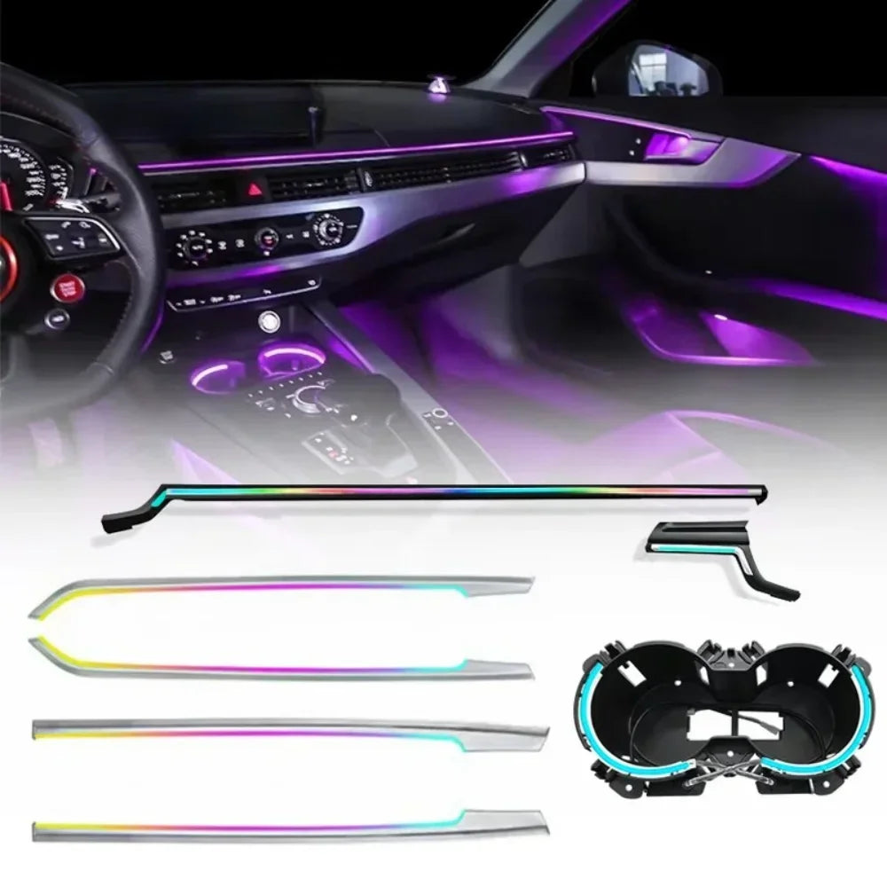 For Audi A5 A4L 2017-2025 Models Ambient Lighting Interior