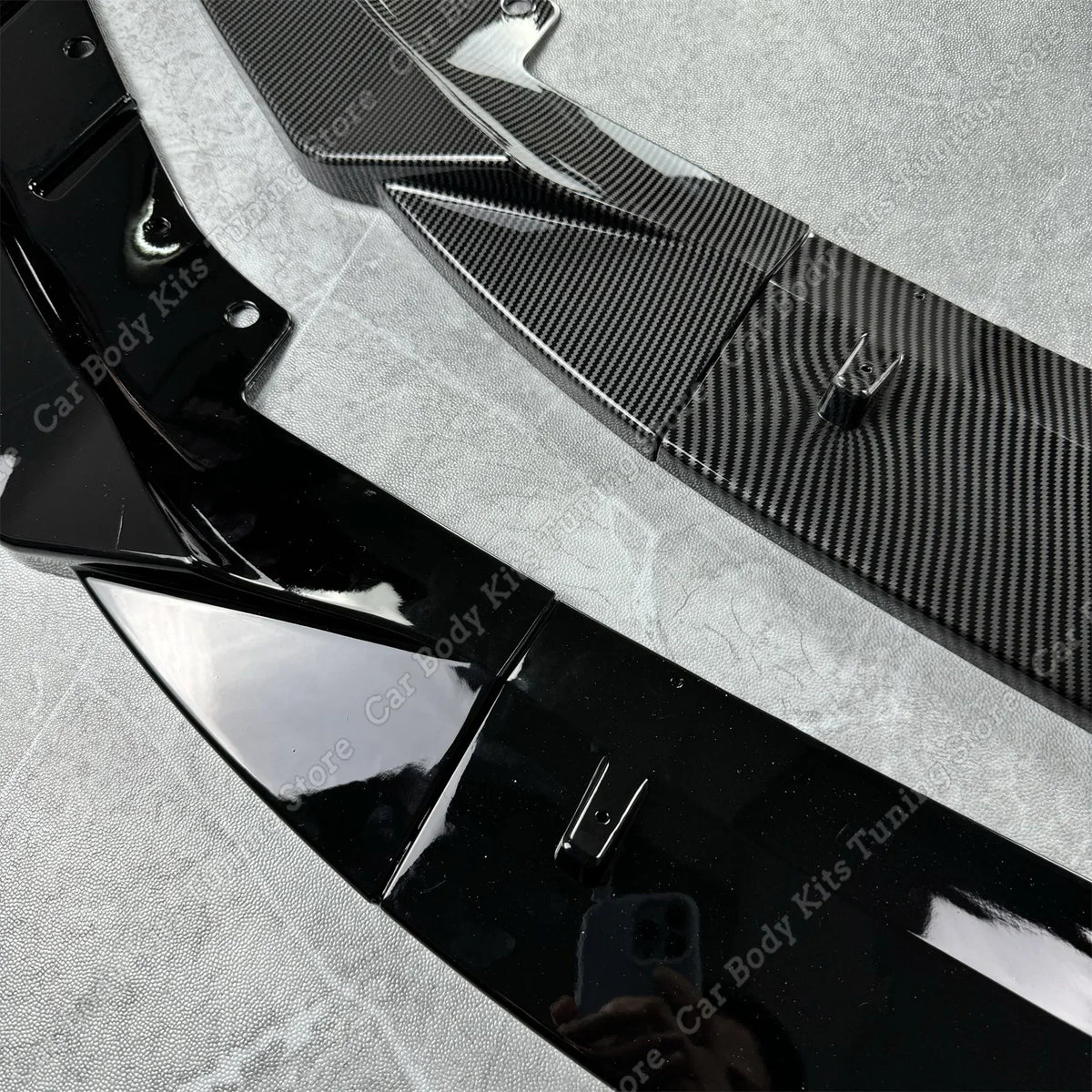 For BMW 5 Series G30 525I Front Bumper Lip Splitter Spoiler