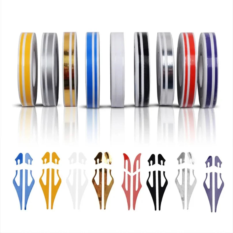 9.8m Roll Striping Pin Stripe Steamline Double Line Tape