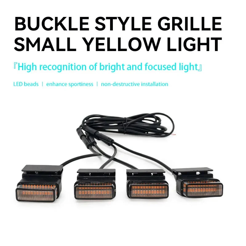 For Mitsubishi Triton 4X4 Front Grille 24LED Drl Daytime Running