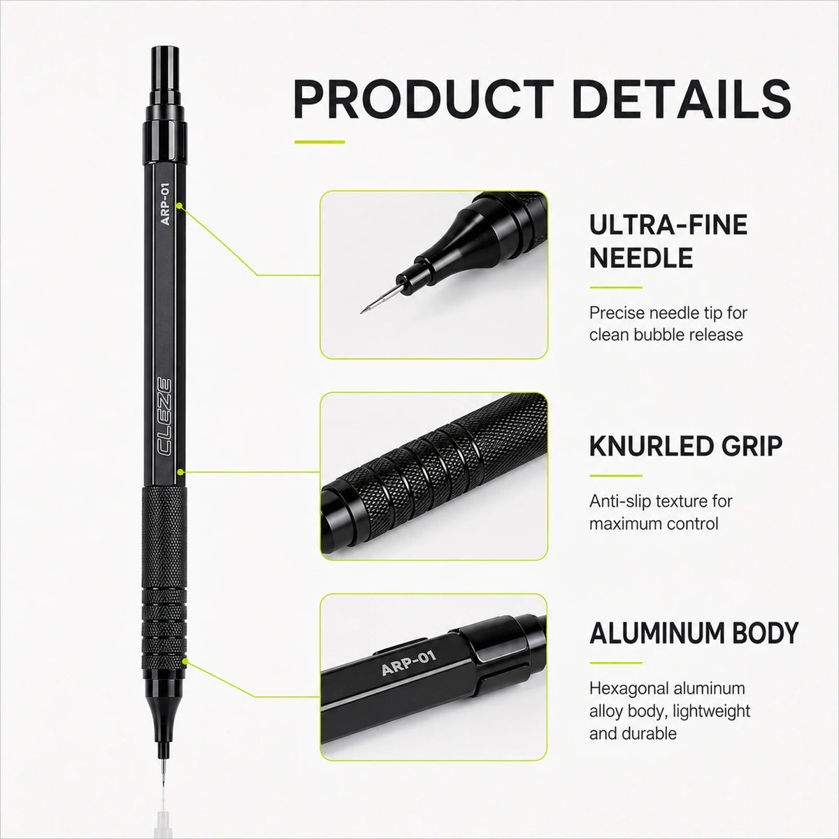 For Vinyl Wrap Cleze Ppf Air Release Pen Ultra Fine Needle Bubble