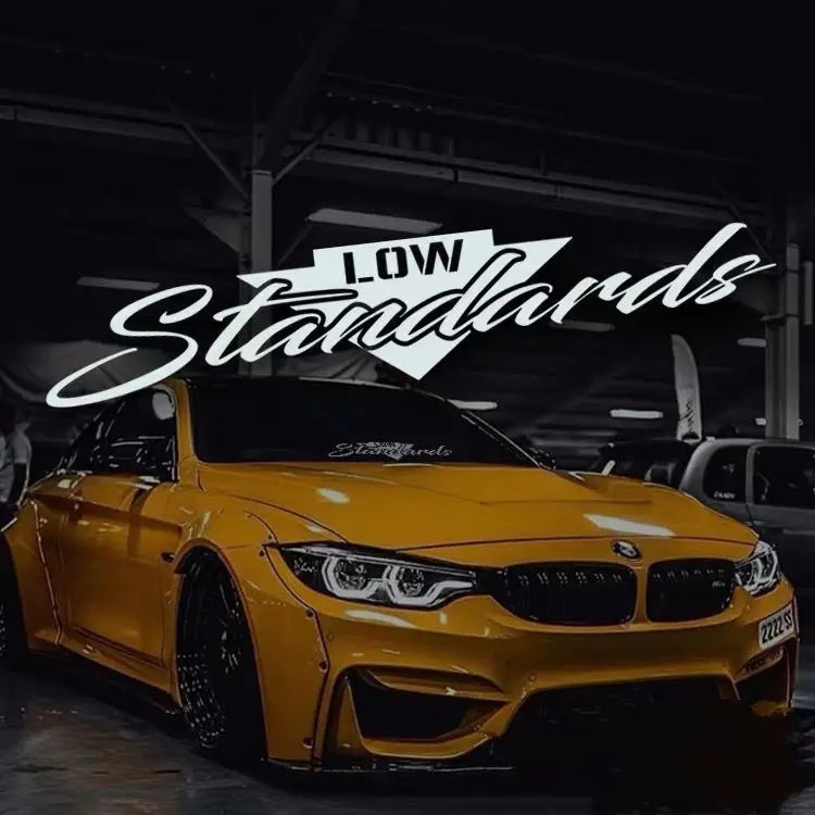 1PCS Lowstandards Front Windshield Waterproof Sticker Vinyl