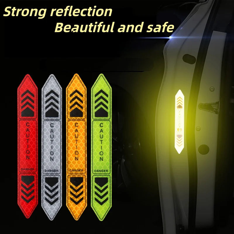 Door Reflective Sticker Night Safety Warning Tape Waterproof
