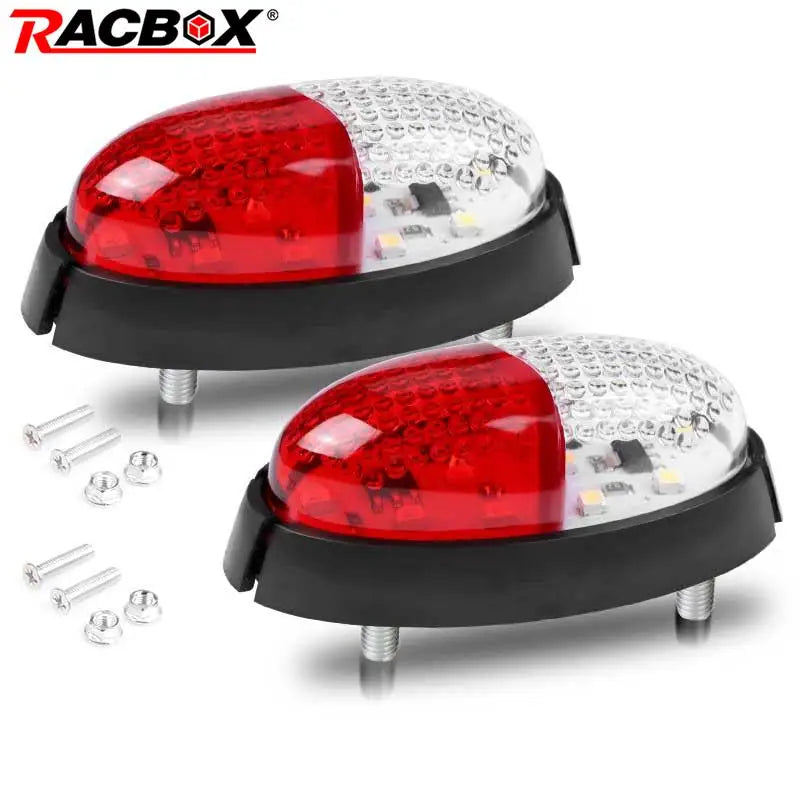 Clearance 12V 24V Side Marker Red White Trailer Truck