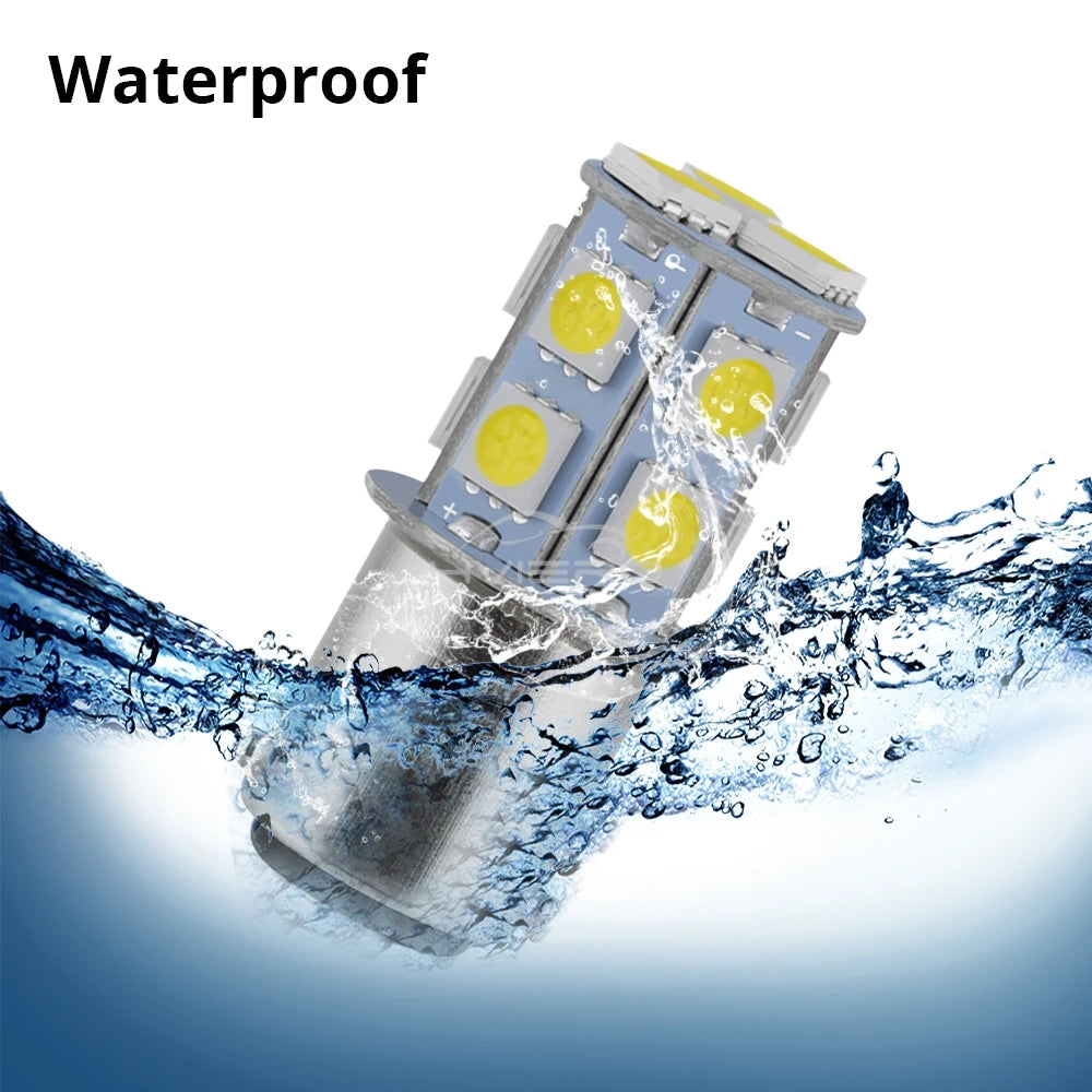 10PCS 1156 ba15s P21W 1157 bay15d 5050 13SMD Turn