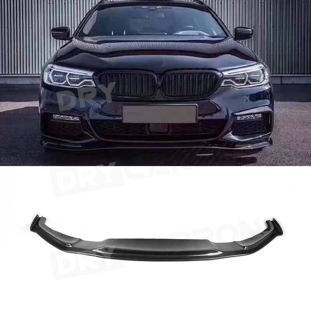 For BMW G30 G31 G38 520I Carbon Fiber Front Bumper Lip Splitter