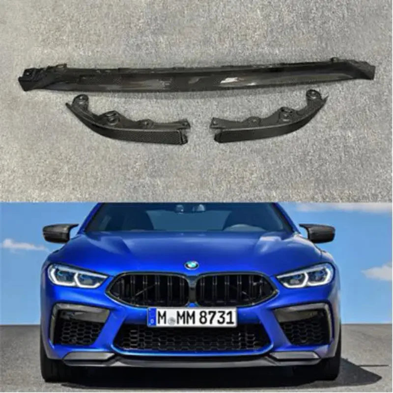 For BMW F91 F92 F93 M8 Door 2020-2023 Real Carbon Fiber Bumper