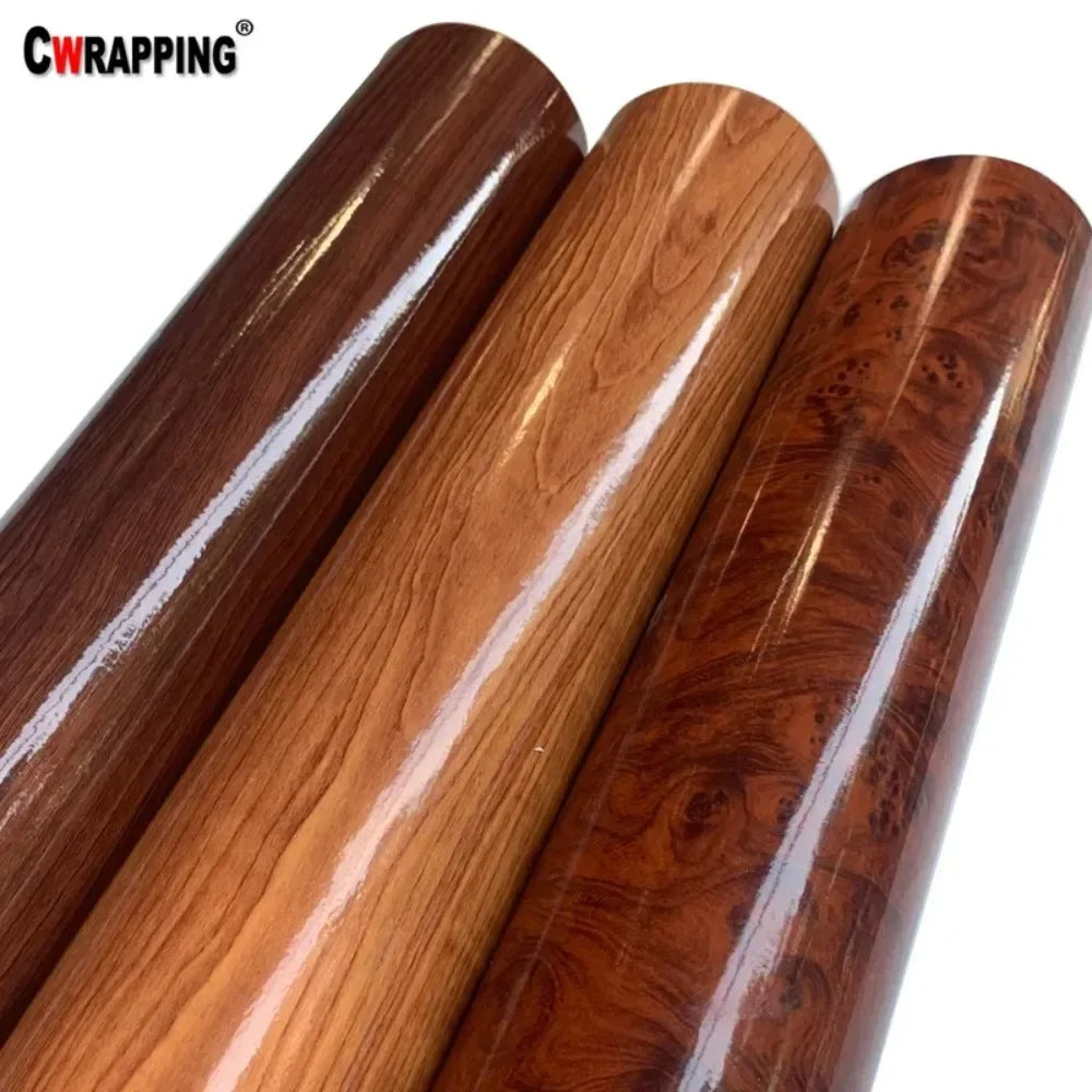 Sticker self-adhesive Wrap Vinyl Wood Grain Textured Internal