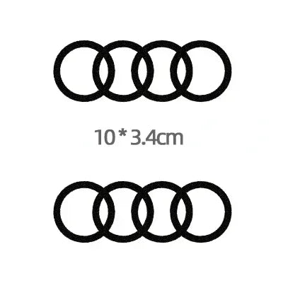 For Audi 2PCS Window Sticker Side Body RS5 RS6 RS4 RS3 RS7