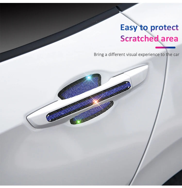 For Girls Wholesale 8PCS Door Handle Sticker Decal Warning