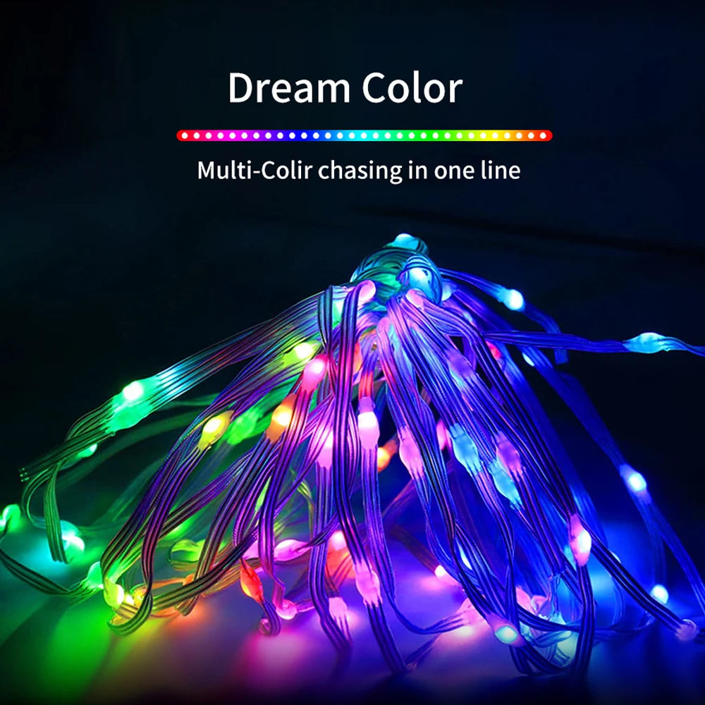 Rgbic Ambient Strip Neon Interior 5V USB Lamps Music