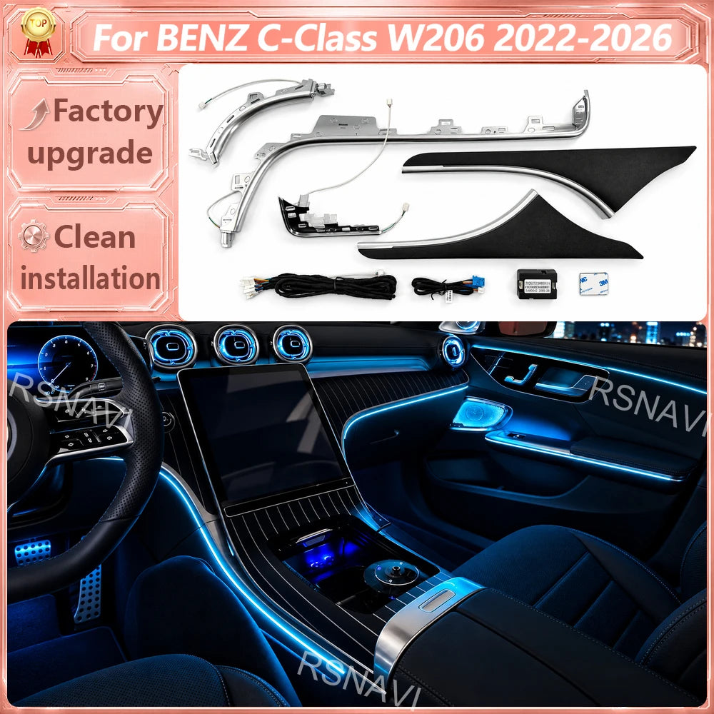For Mercedes-Benz C-Class W206 2022-2025 Saddle Center Console