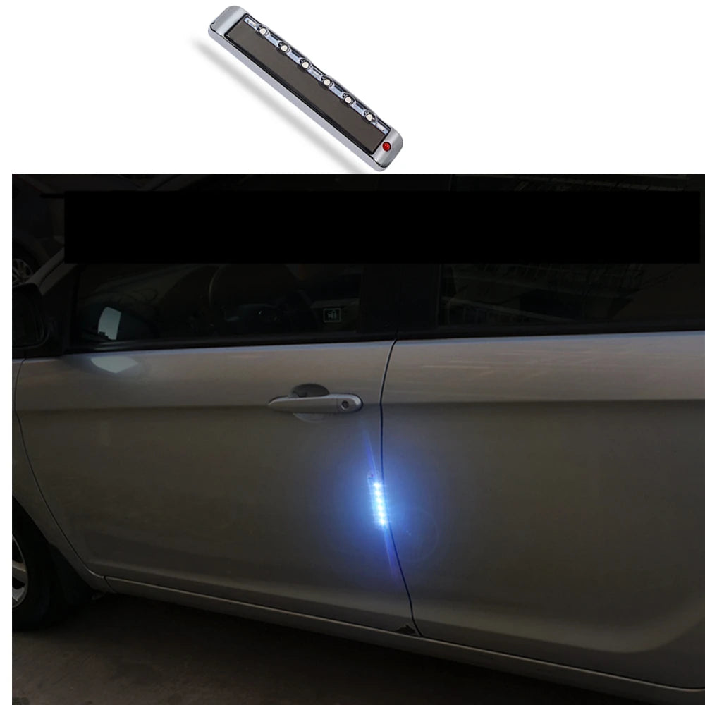 Door anti-collision Strip Solar RGB Flash Warning Anti Static