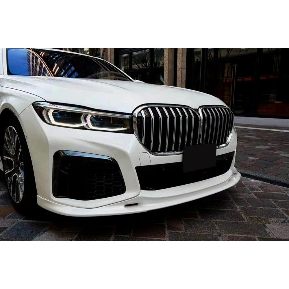 For BMW 7 Series G11 G12 Dry Carbon Fiber Front Bumper Lip Chin