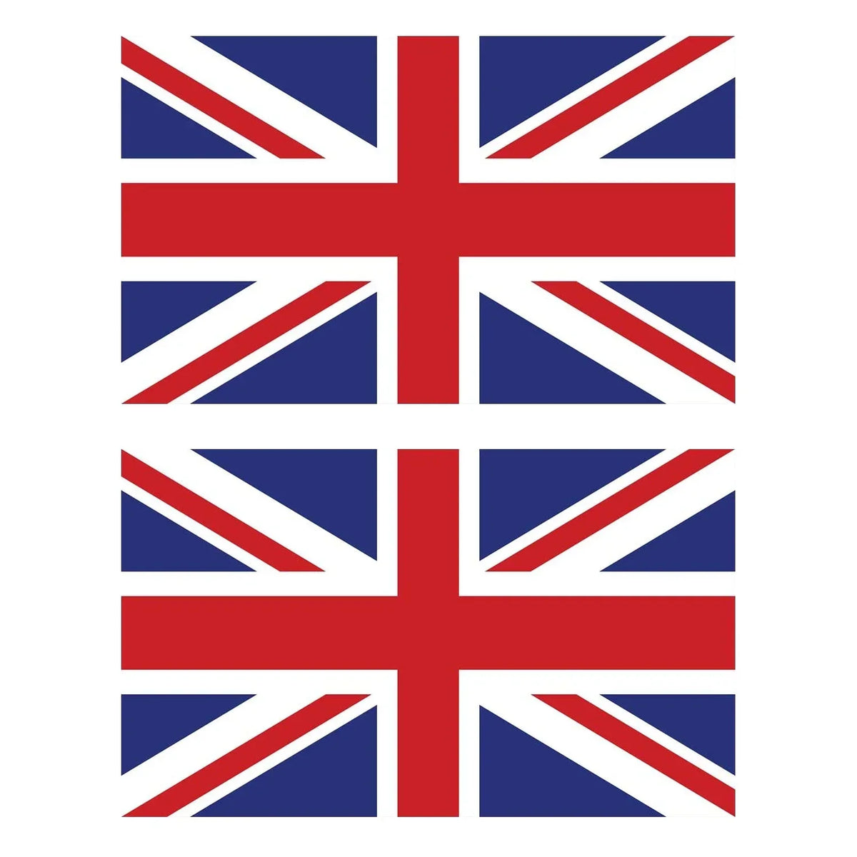 Personality British Flag Sticker Trolley Case Wall Bumper