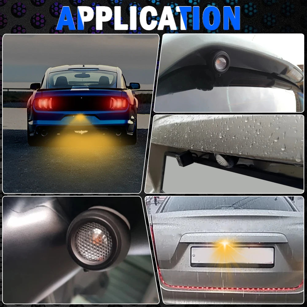 For Offroad 4X4 1PC Backup Reverse License Plate Signal Fog Drl