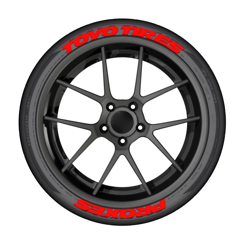 For 4 Wheels Letters Tire Sets Stickers Waterproof 3D Motorcycle