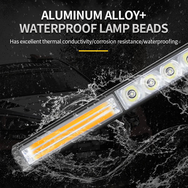 For Auto Emergency Warning Lamp Cob Strobe Bar Traffic Advisor