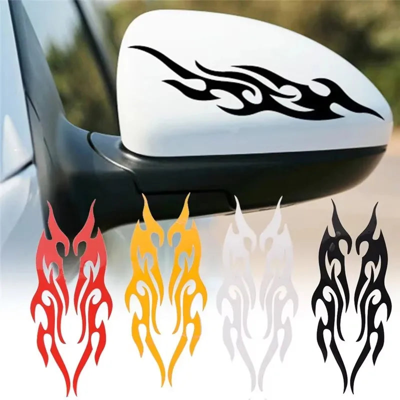 Stickers Modified Flame Reflective Sticker Motorcycle Vinyl