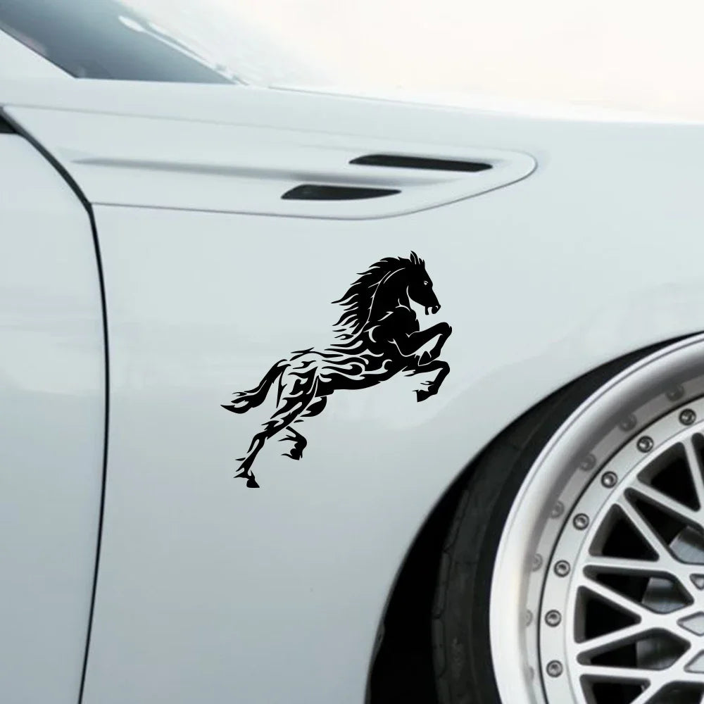 For Side Door Window Auto Styling Sticker Handsome Horse