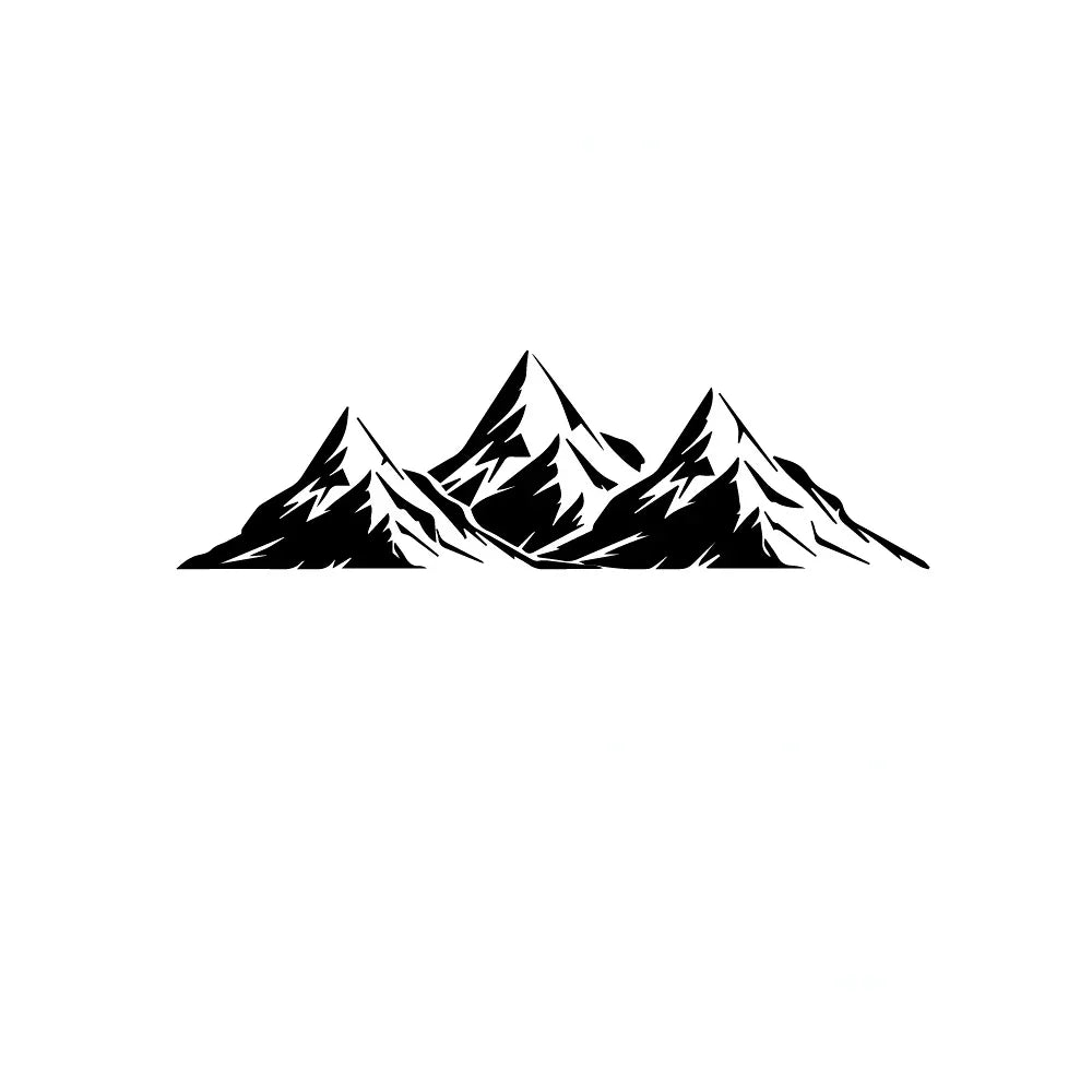 20CM Mountain On Cool Stylish Sticker Sunscreen Waterproof Decals