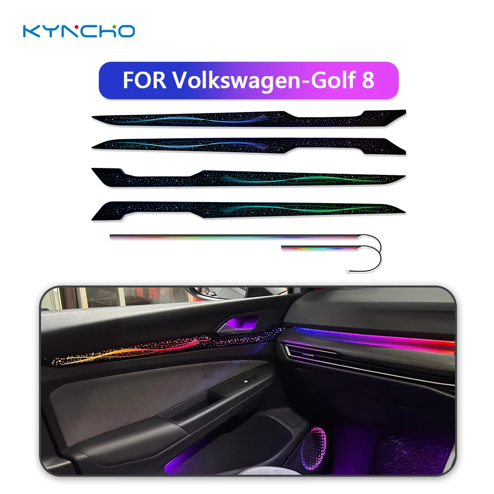 For Volkswagen Golf 8 Ambient Interior Lighting Multi Function