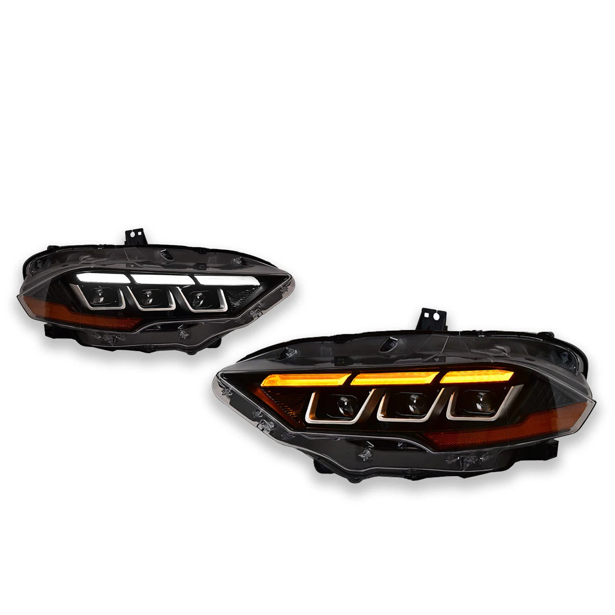 For Ford Mustang Headlights 2018-2023 Upgrade Typy Modified